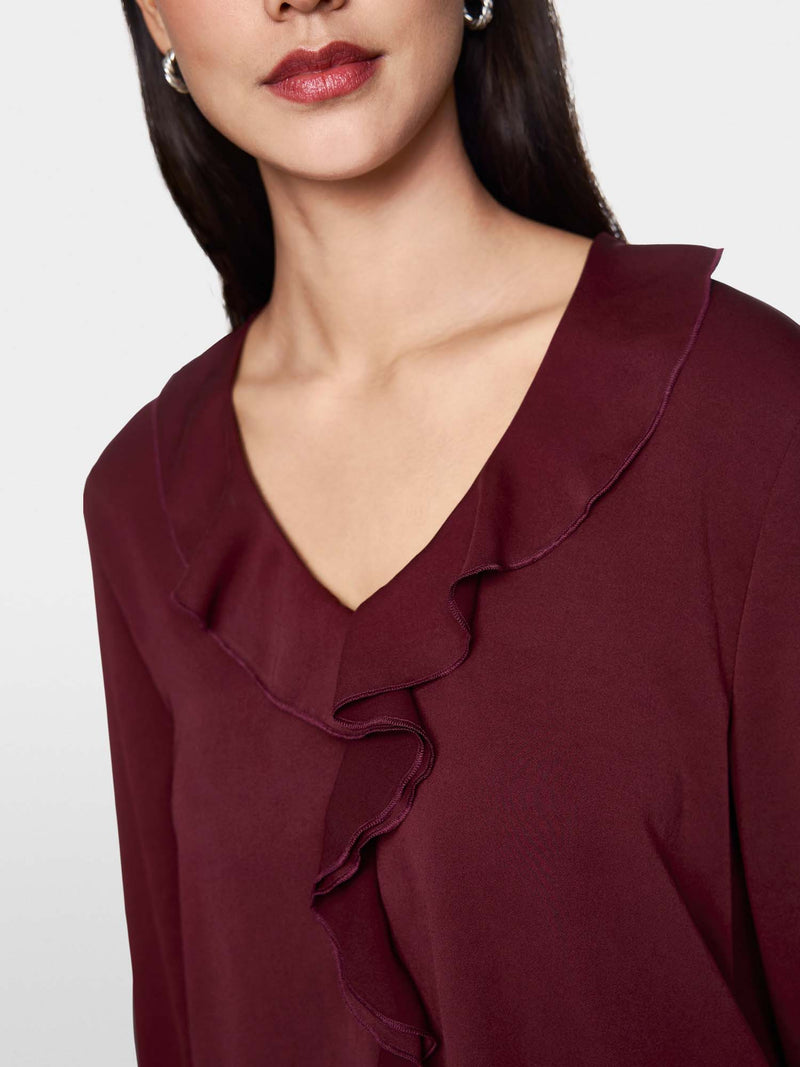 Marc Cain Rethink Together Ruffled Blouse