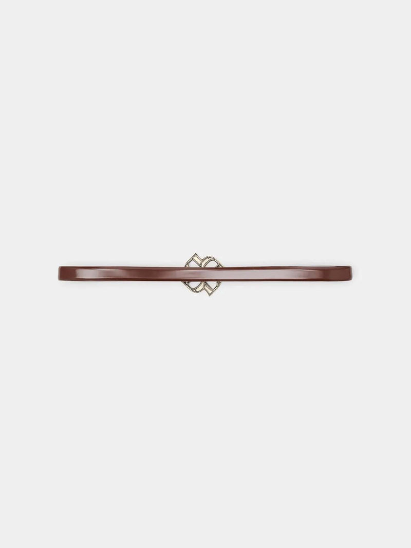 Dorothee Schumacher Subtle Shine D Rose Buckle Belt