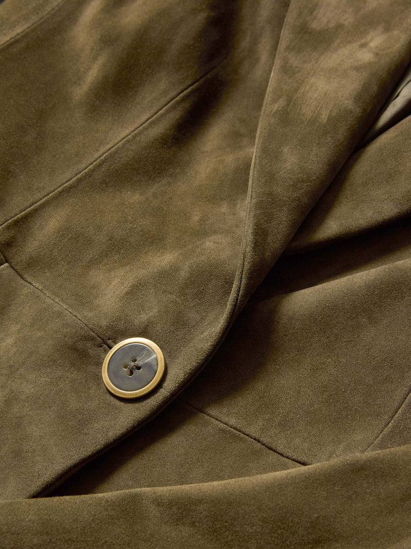 Veronica Beard Duane Suede Dickey Jacket