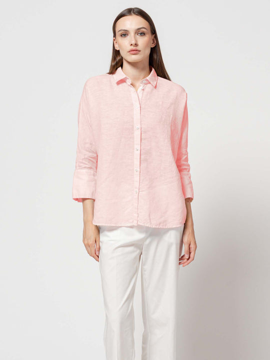 シャツ/ブラウス(長袖/七分) aurge BELGIE LINEN CLASSIC SHARTS aurge BELGIE LINEN CLASSIC SHARTS