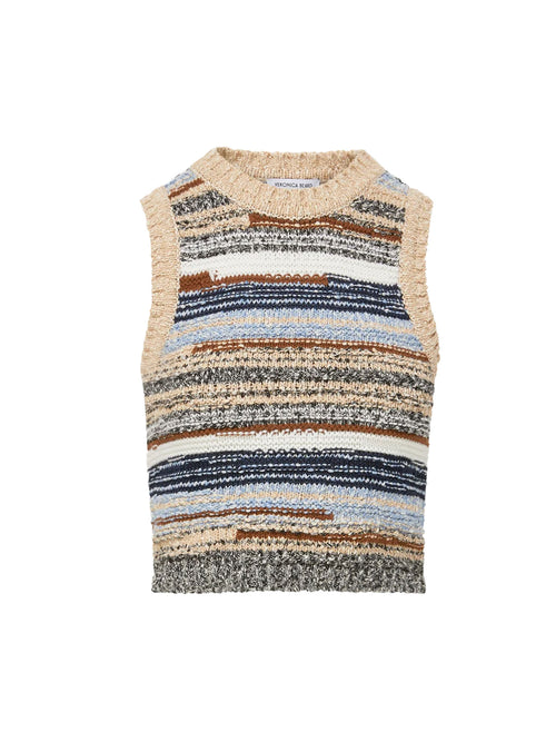 Veronica Beard Cropped Jerrel Knit Tank