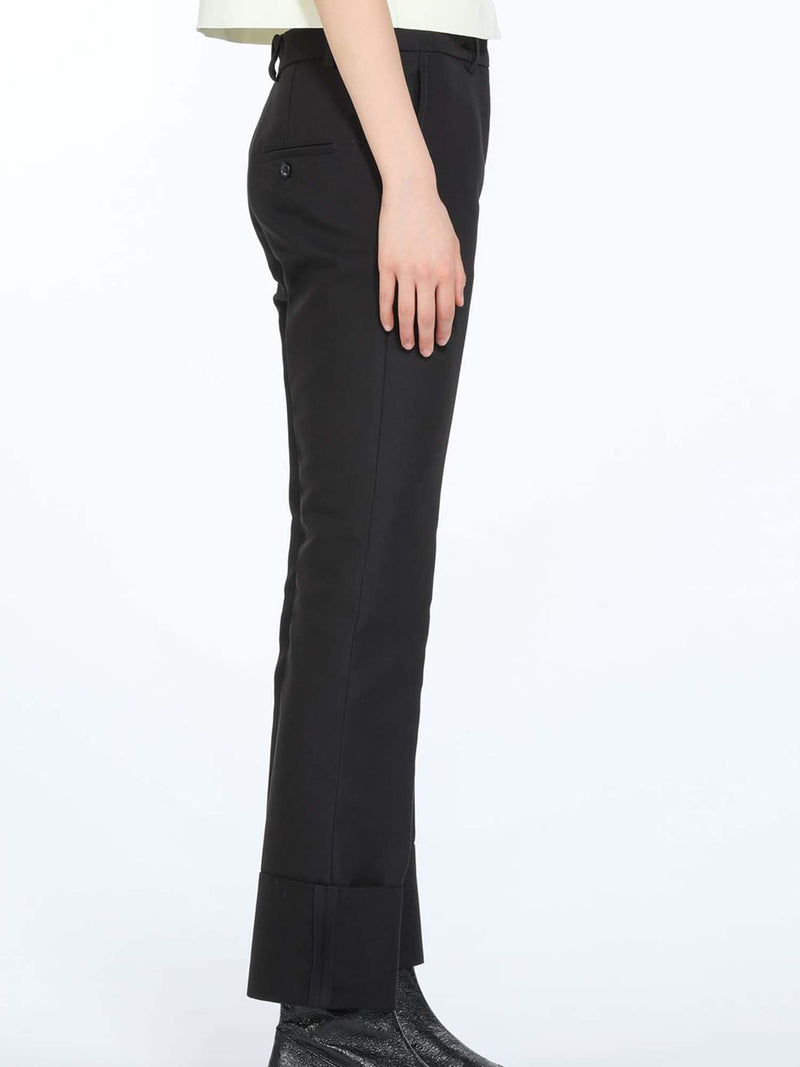 N 21 Woven Trousers with Cuff Detail
