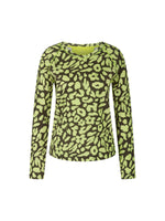 Marc Cain Sports Long Sleeved Leopard Print Top