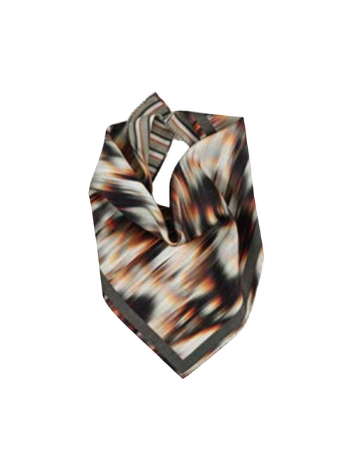 Abstract Double Silk Bandana