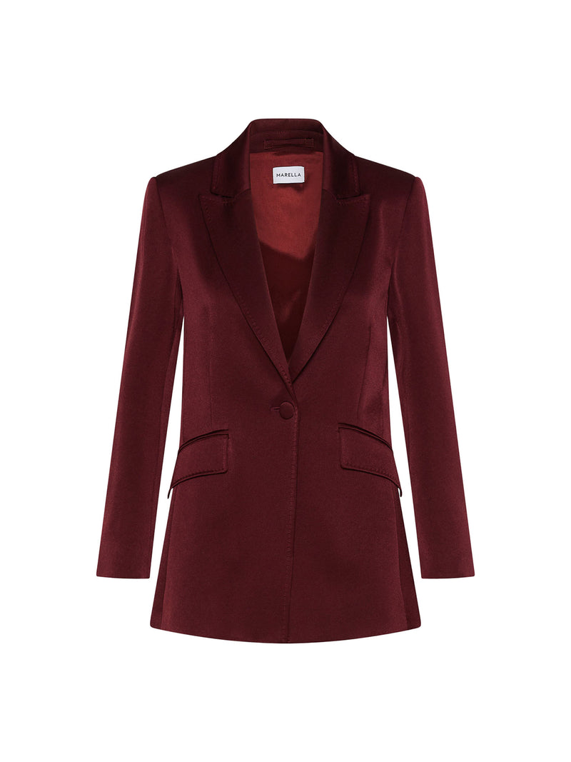 Marella Cognac Satin Jacket