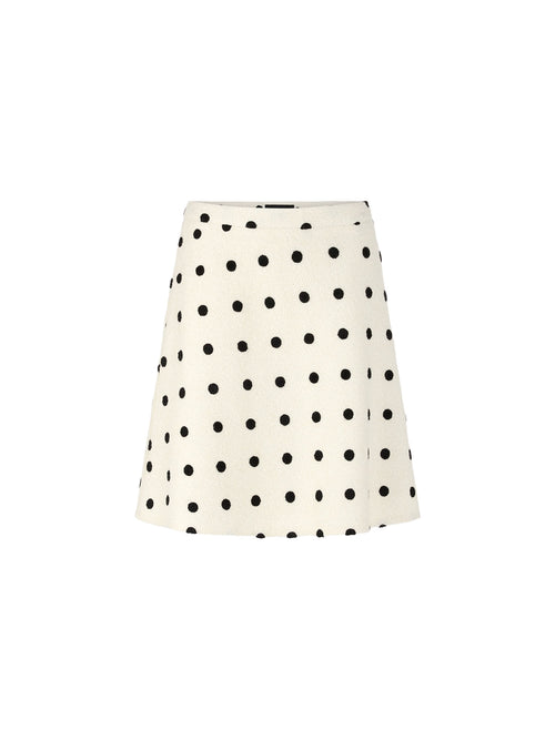 Marc Cain Flared Skirt w. Polka Dots