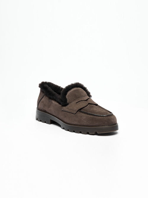 Santoni Detroit Shearling Loafer