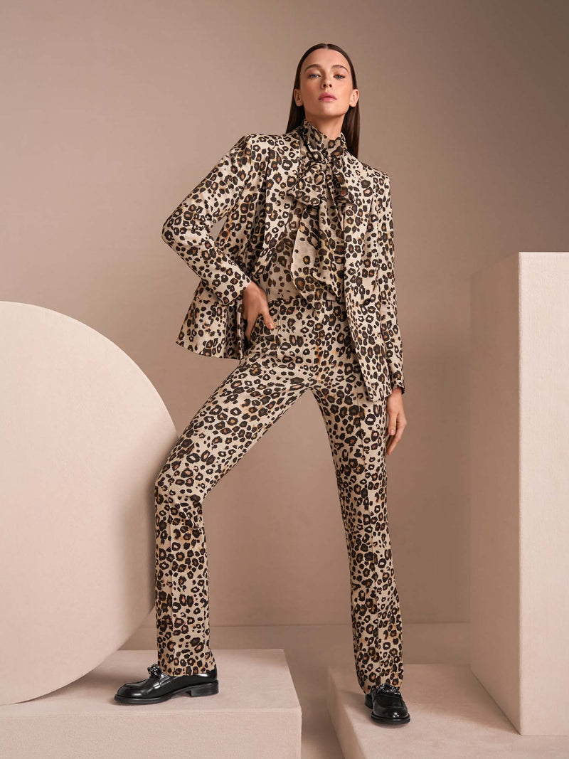 Marc Cain Leopard Print Blouse