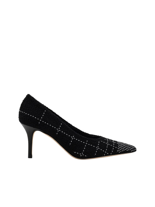 Arteana Perla 75 Tweed Pump with Pearl Embellishment