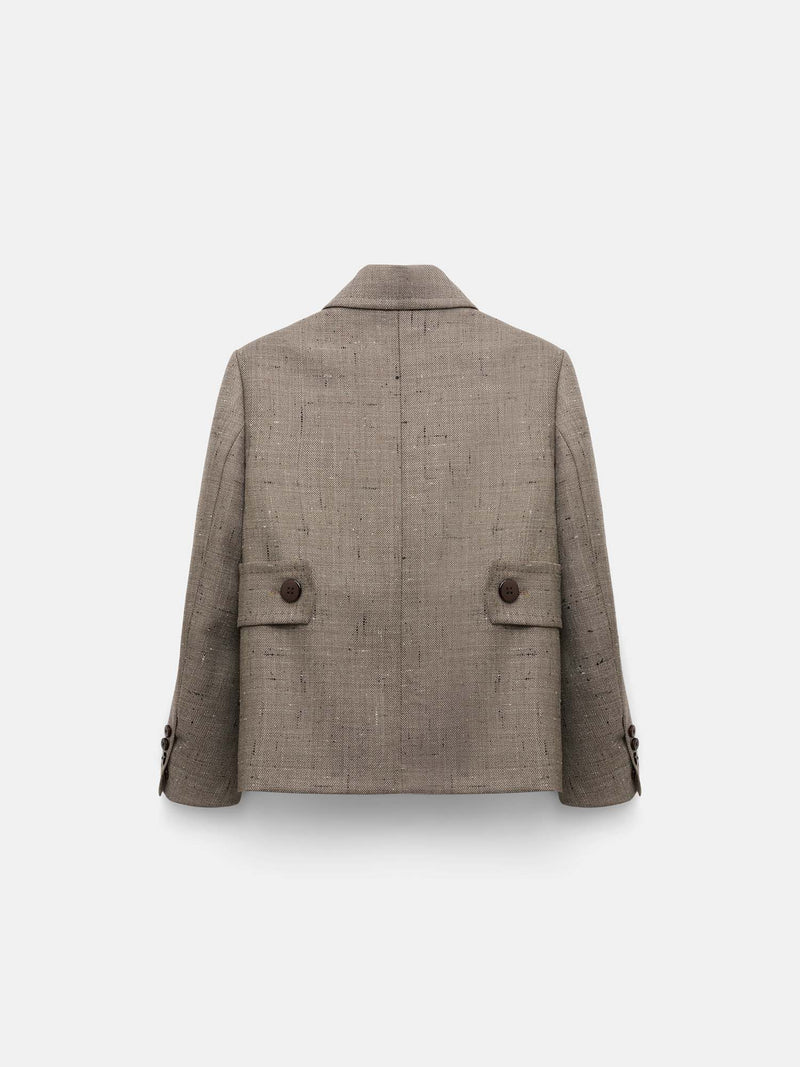 Dorothee Schumacher Casual Attraction Double Breasted Boxy Jacket