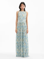 Veronica Beard Yardley Pleated Maxi Dress