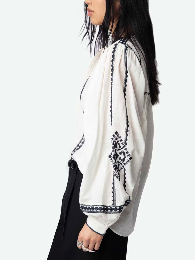 Zadig &amp; Voltaire Tigy Kozak Blouse