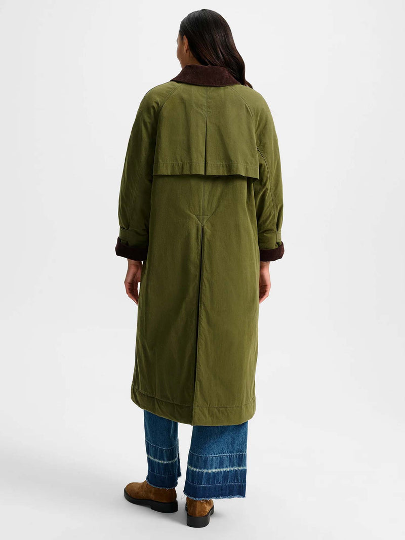 Veronica Beard Dietz Wax Coated Field Jacket