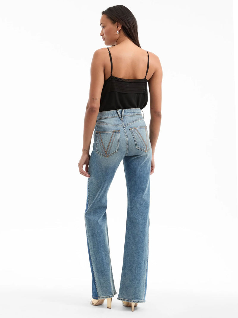 Veronica Beard Beverly High Rise Skinny Flare Jeans