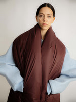 Abstract Gilet Padded Wide Stole