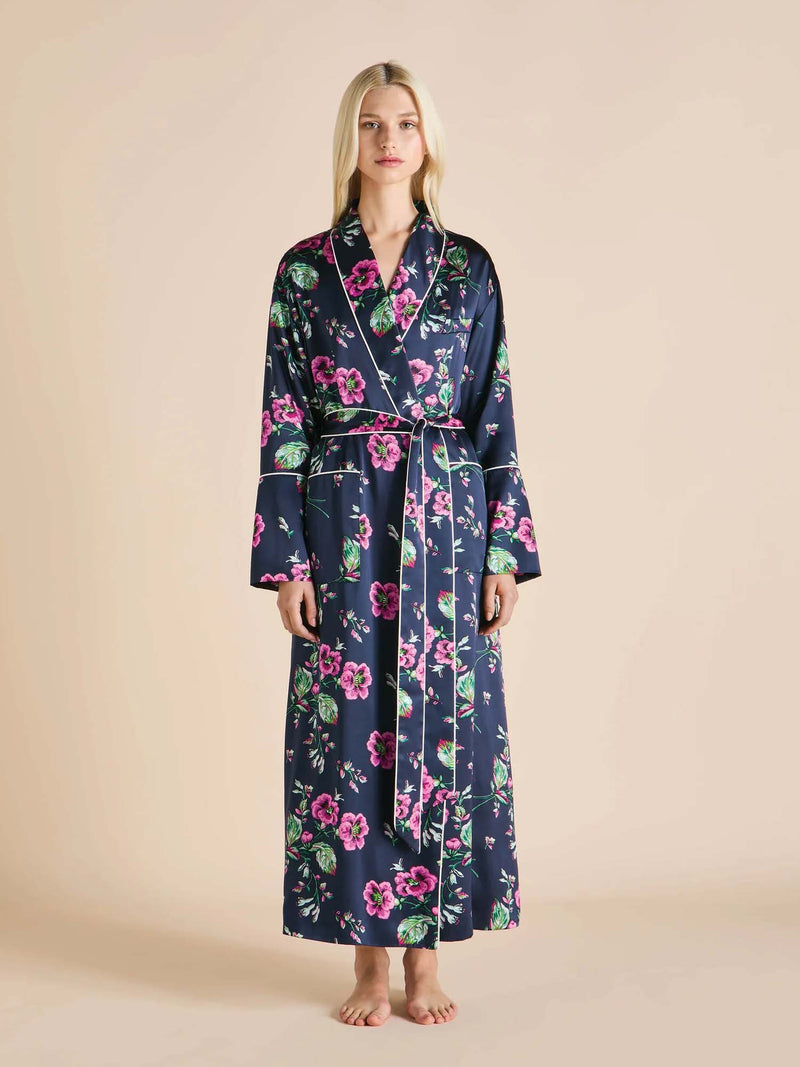 Olivia von Halle Capability Floral Robe