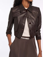 Dorothee Schumacher Sleek Statement Leather Mini Jacket