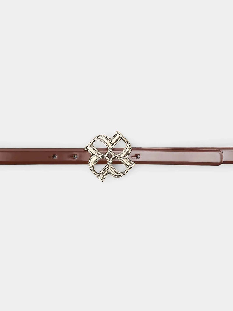 Dorothee Schumacher Subtle Shine D Rose Buckle Belt