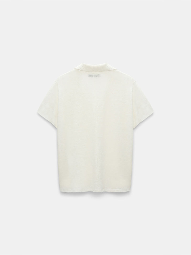 Dorothee Schumacher Natural Ease Polo Shirt w. Ribbed Knit Collar