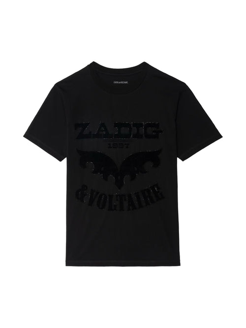 Zadig &amp; Voltaire Edwin Flock Strass T-Shirt