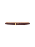 Victoria Beckham Regular Pin- Buckle Belt in Smooth Leather