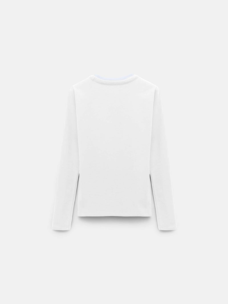 Dorothee Schumacher All Time Favourites Double Layer Neckline Long Sleeve Top