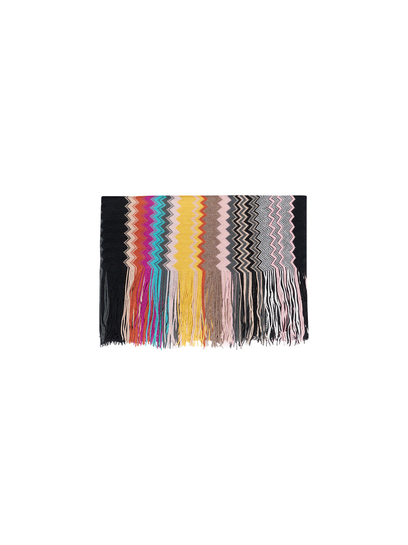 Missoni Scarf with Zigzag Pattern &amp; Fringes