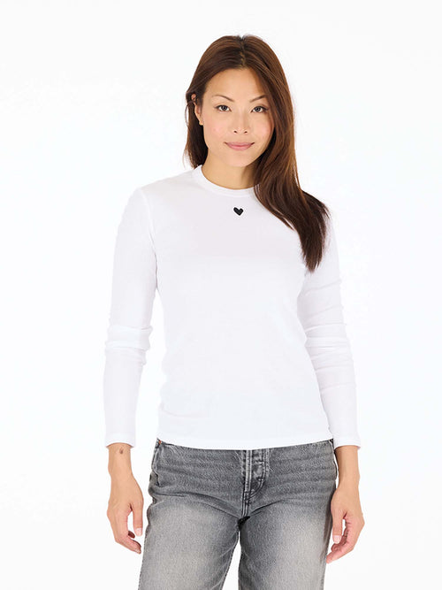 Kerri Rosenthal Long Sleeve Rib Tee