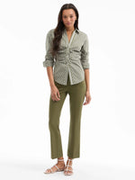 Veronica Beard Devra Striped Button-Down Shirt
