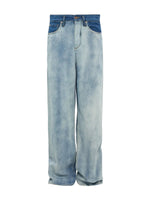 Dorothee Schumacher Denim Romance Two-tone Baggy Jeans