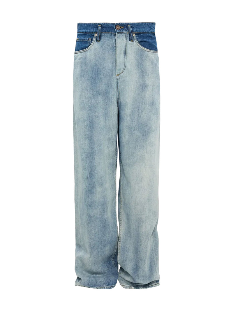 Dorothee Schumacher Denim Romance Two-tone Baggy Jeans