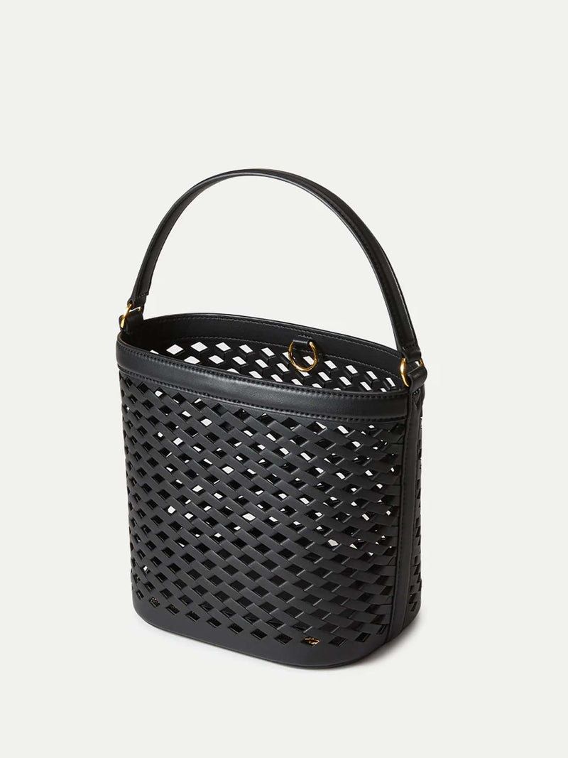 Veronica Beard Small Perforated Feedbag