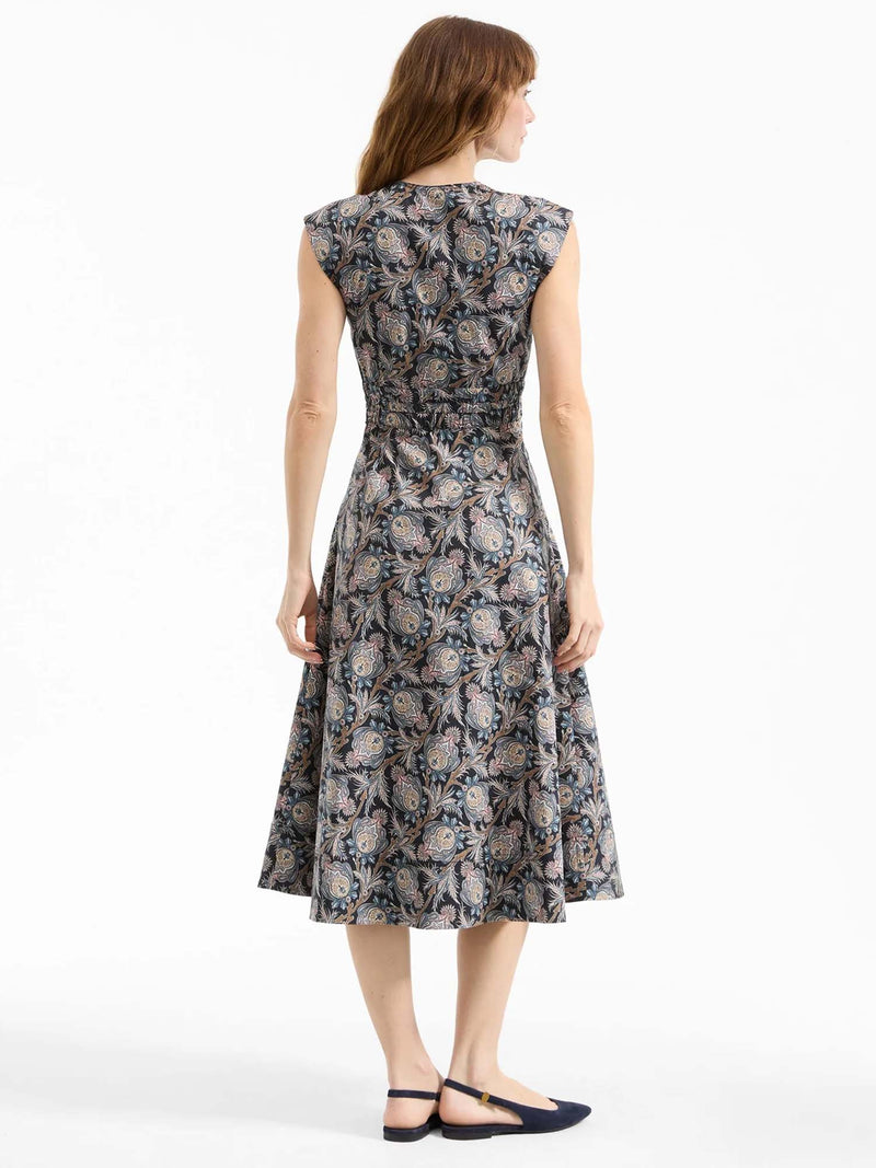 Veronica Beard Nilsen Belted Midi Dress