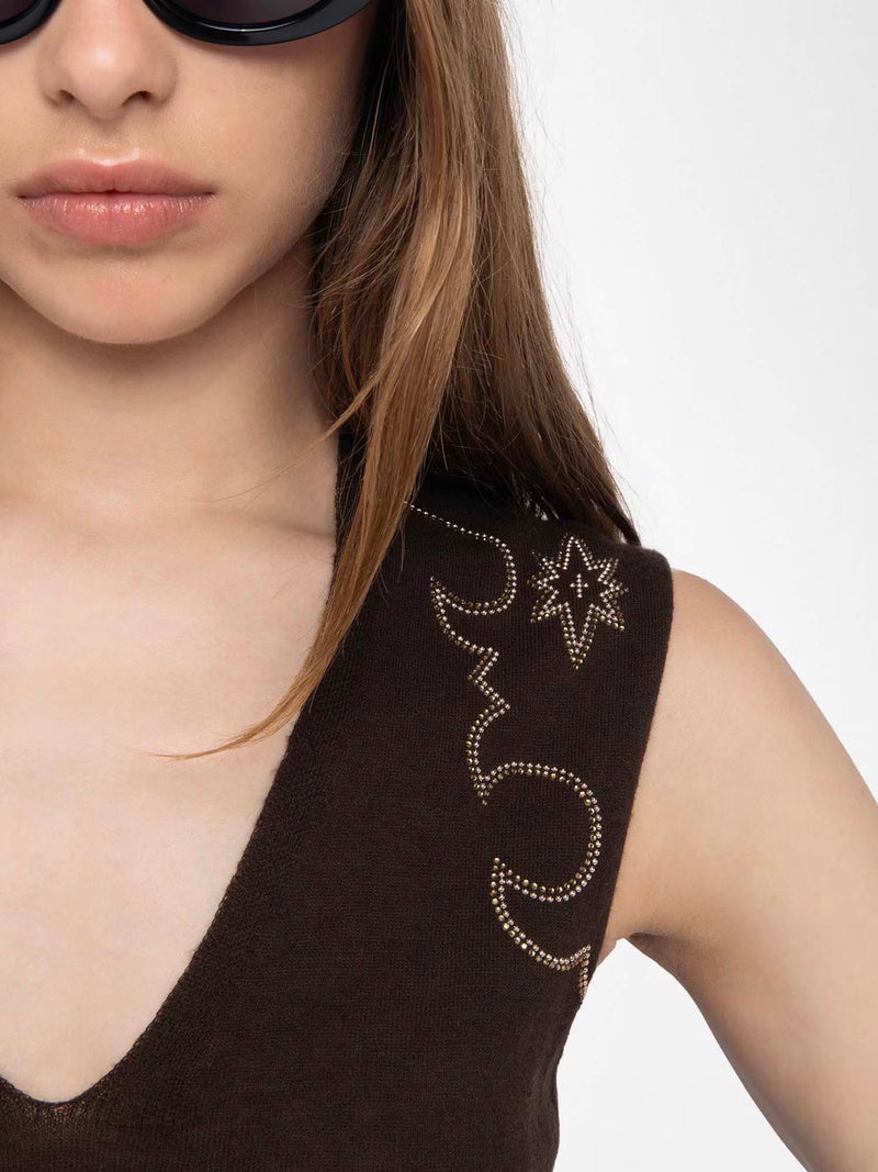 Zadig &amp; Voltaire Vicky West Strass Top