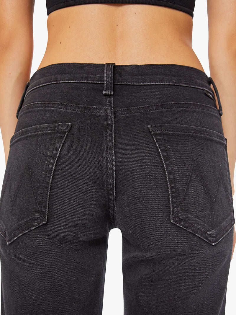 Mother The Mid Rise Rambler Zip Flood Jeans