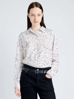 Proenza Schouler Eve Printed Blouse