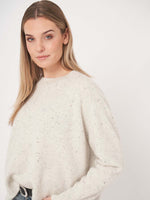 Repeat Tweed Crewneck Sweater