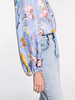 Dorothee Schumacher Floral Power Printed Linen Blouse