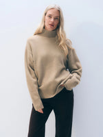 White + Warren Cashmere Oversized Standneck