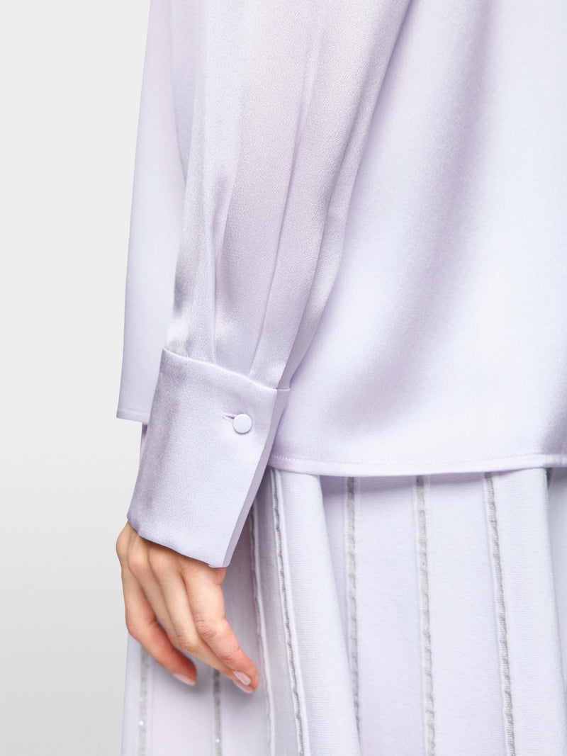 Marc Cain Classic Shiny Silk Blouse