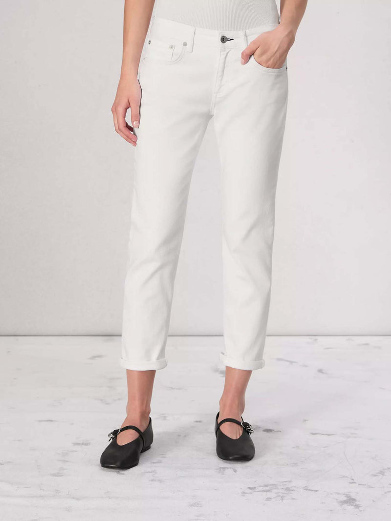 Rag &amp; Bone Dre Low Rise Slim Boyfriend Stretch Jeans
