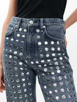 Rag &amp; Bone Shea High Rise Straight Jeans