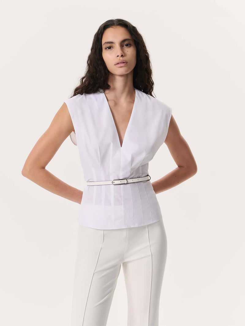 Rag &amp; Bone Ines Poplin Top