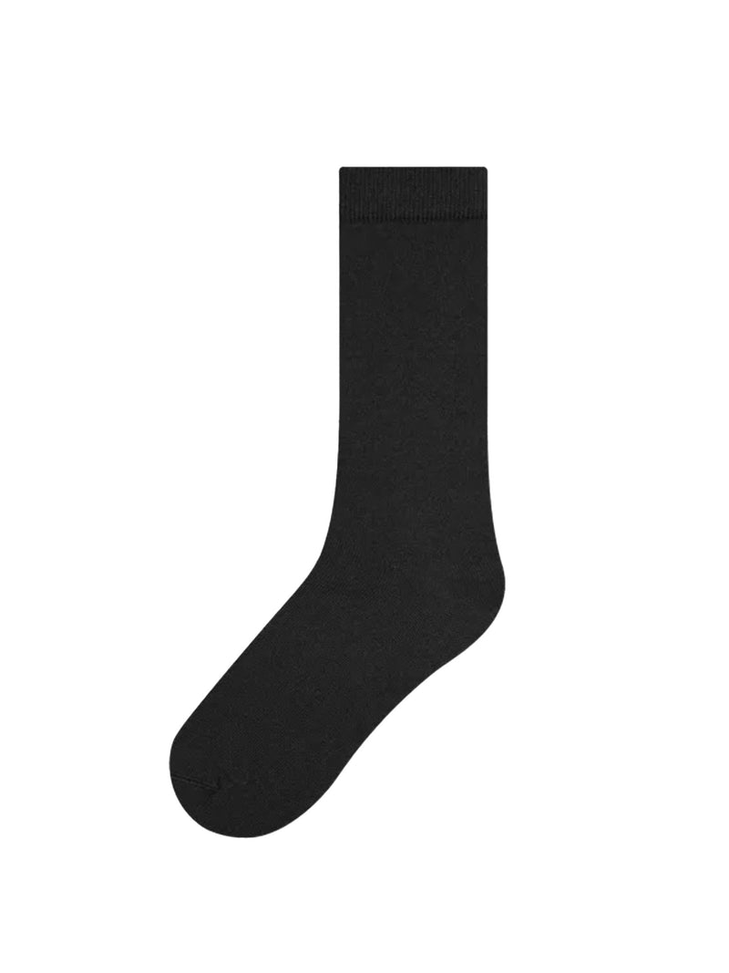 Bleu For√™t Wool & Silk Jersey Knit Socks