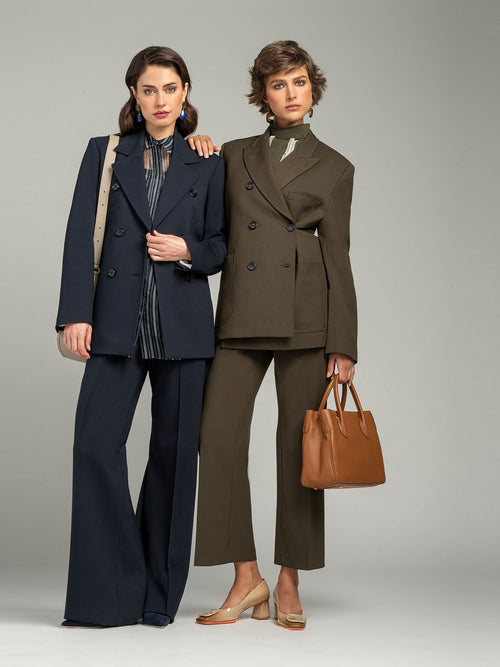 N&deg;21 Cropped Straight Leg Trouser