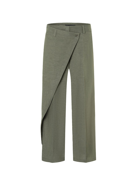 Cambio - Hangar9, Anais Cropped Linen Wrap Front Pants | Women's