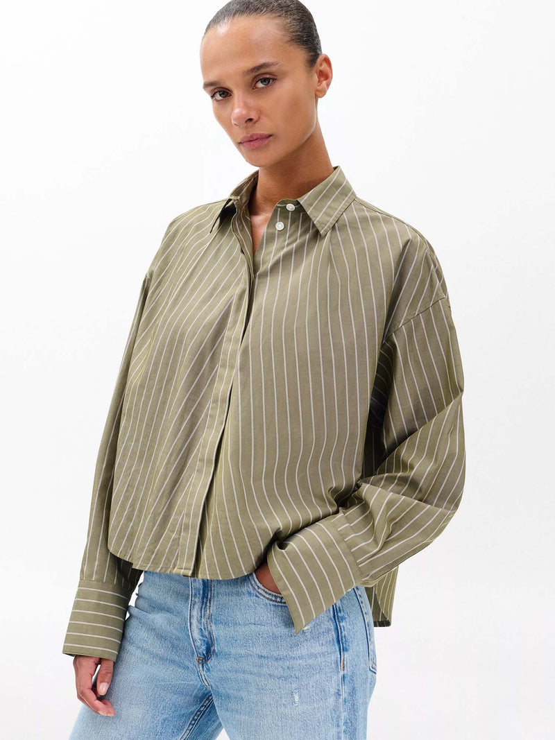 Rag &amp; Bone Martha Poplin Striped Shirt