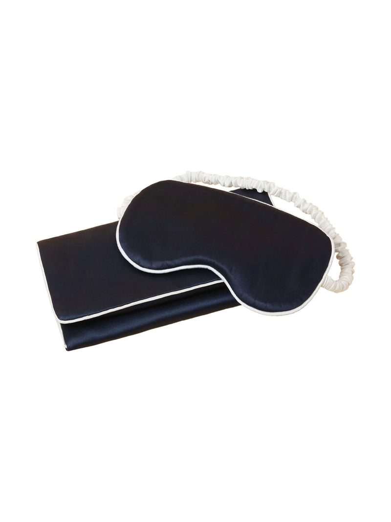 Olivia Von Halle Audrey Plain Eye Mask