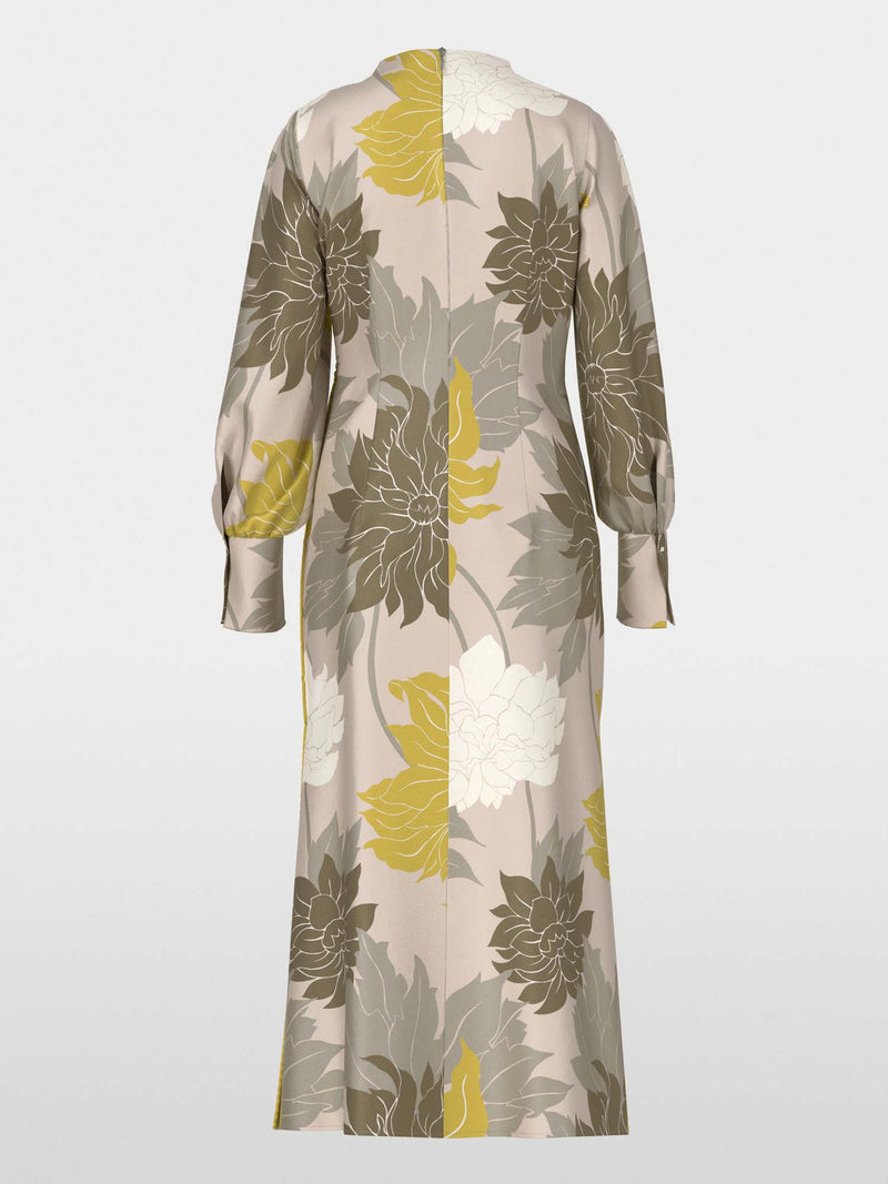 Marc Cain Silk Dress with Floral Print