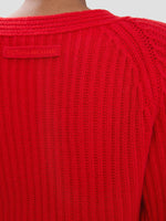 Victoria Beckham Rib Detail Cropper Jumper